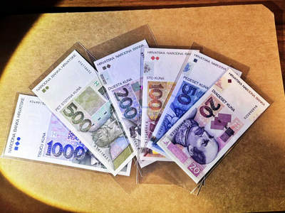 【Blue Auction】世界纸币精拍第764期——18级TOP拍卖/信誉/品质/专业/高效💫 - 【一组6张】克罗地亚 20-1000库那 全新UNC