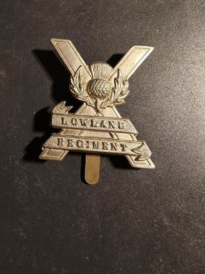 老王徽章第170期 - 英国低地步兵团帽徽     一战时期