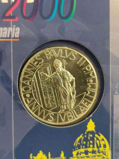 G&W世界散币，银币处理专场（第39场） - 梵蒂冈2000年2000里拉  银币  千禧年