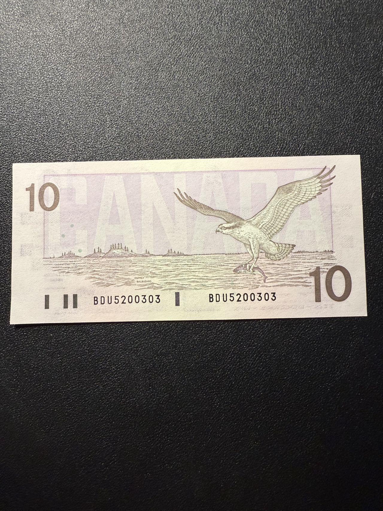 第14期 库存低价起拍 加拿大 鸟版10 全新unc 无47