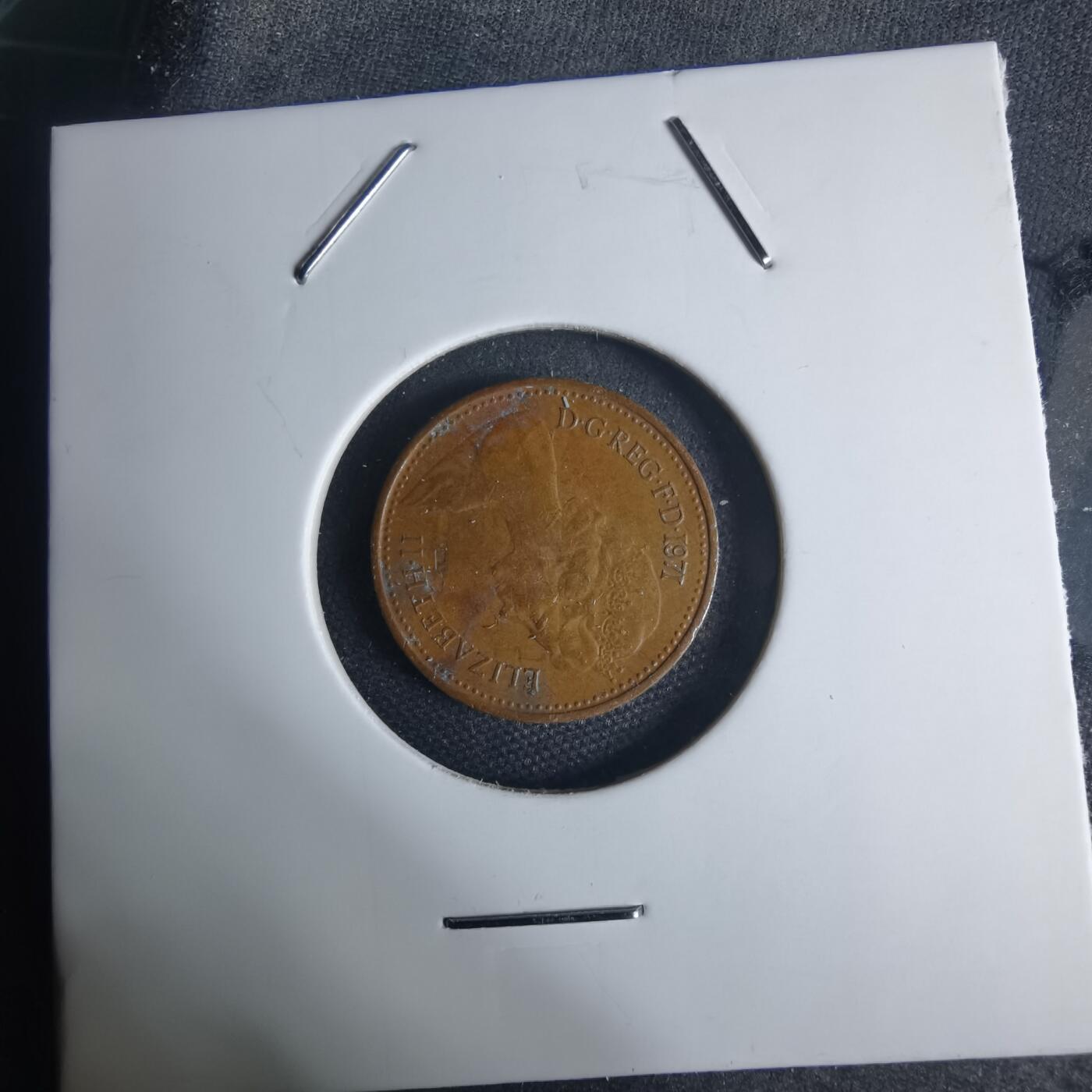 沼泽如烟--第939场 英国1971年半便士