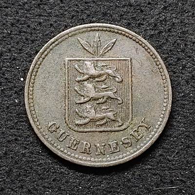 【全场包邮】纯粹捡漏拍486场（免费代拍第23场） - 根西1903年H版2道布铜币