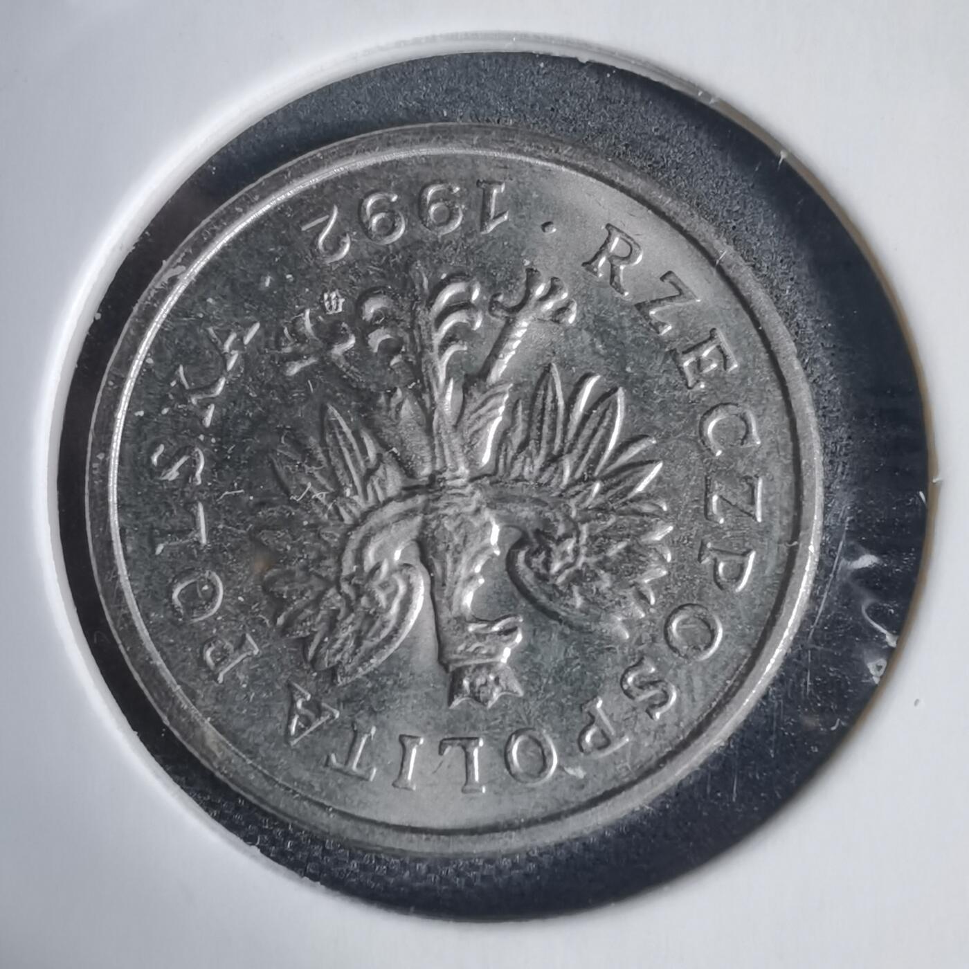 沼泽如烟--第937场 波兰1992年1兹罗提