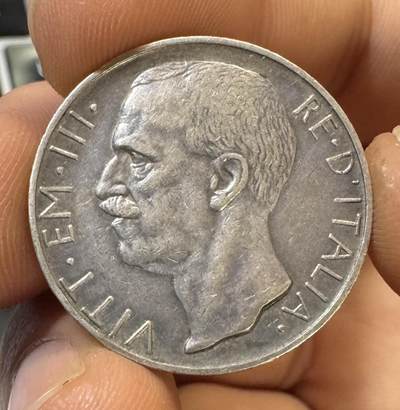 甄臻铺-世界币章拍卖（第44期）精品场拍品征集中，送拍享返佣金等优惠多多 - 少见 意大利1927年10里拉银币 双马车胜利女神，细节见图