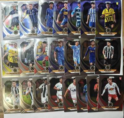 龙虎卡牌-六八场（无佣金，周六结拍，欢迎送拍） - 32张不重复 Panini Prizm系列的FIFA俱乐部球星卡