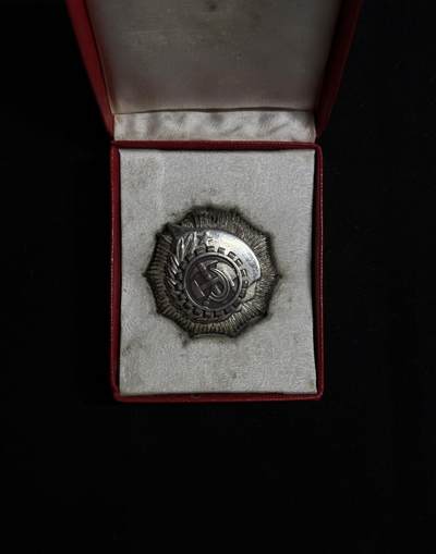 欢庆元旦！戎马世界章牌大赏第109期元旦大拍 - 阿尔巴尼亚三级劳动勋章，带原盒，原盒少见