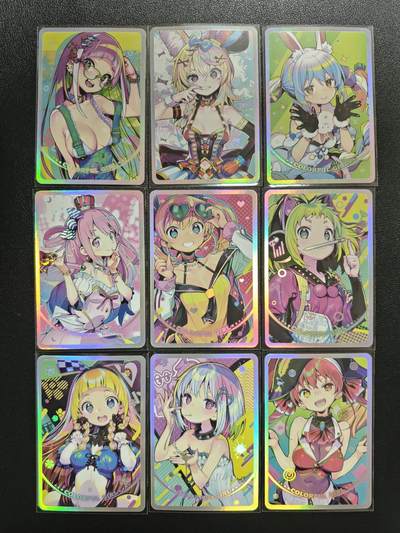 天玑星卡拍第151期《12.18周四截拍》持续收拍收评中 满赠卡需备注 - 骁骑营卡牌 极彩少女 彩闪 九张