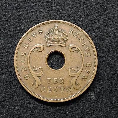 【全场包邮】纯粹捡漏拍486场（免费代拍第23场） - 东非1952年乔治六世10分大铜币