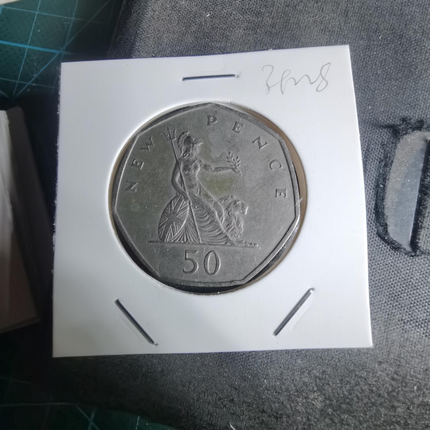 沼泽如烟--第939场 英国1969年50便士