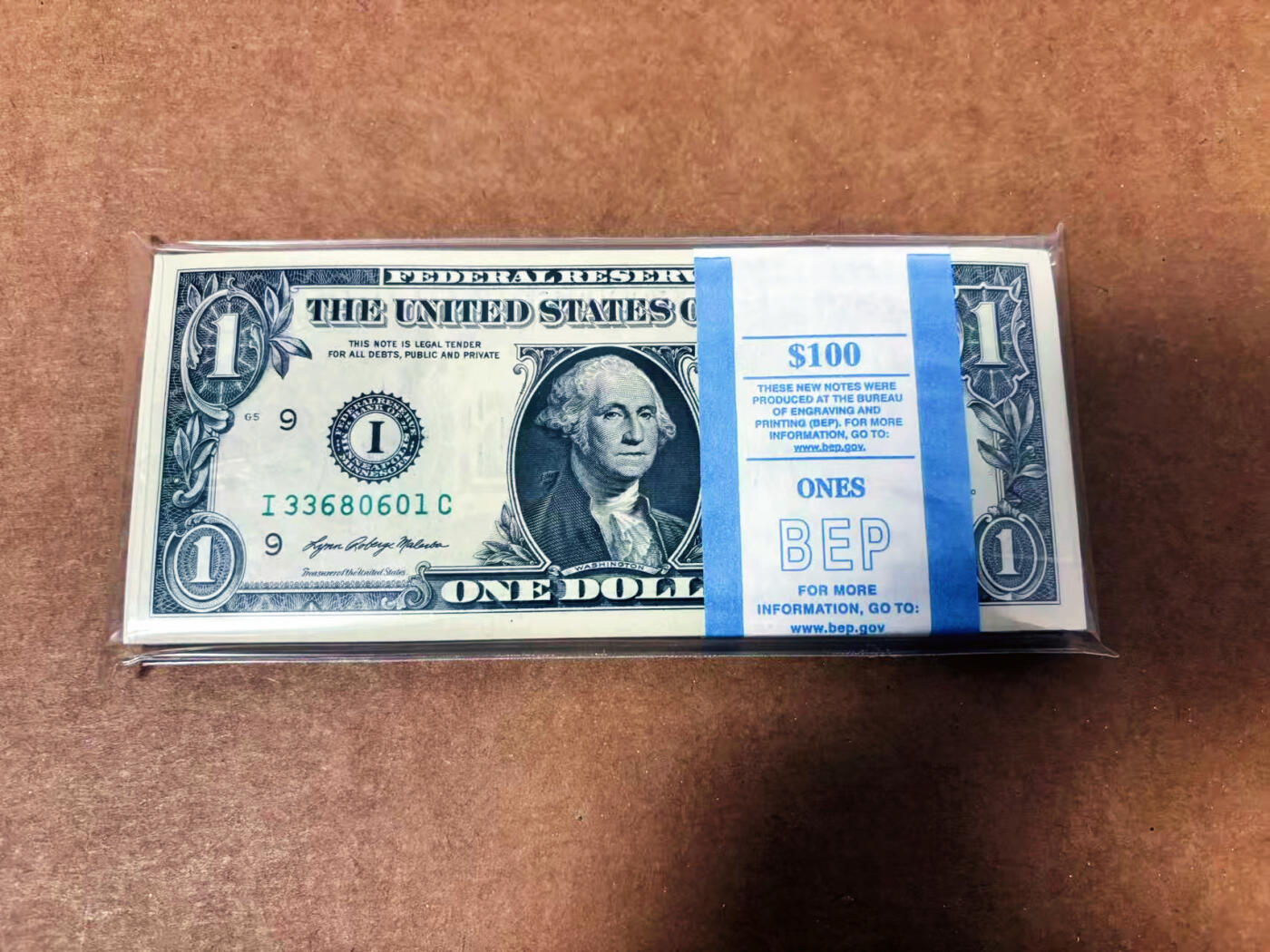 【Blue Auction】世界纸币精拍第764期——18级TOP拍卖/信誉/品质/专业/高效💫 【一刀 含666豹子号】美国 1美金 全新UNC