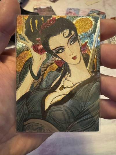 月落卡牌之特卡第1期-美女艺术卡专场 - 昆仑万象  权迎东  青蛇   兑换卡特卡