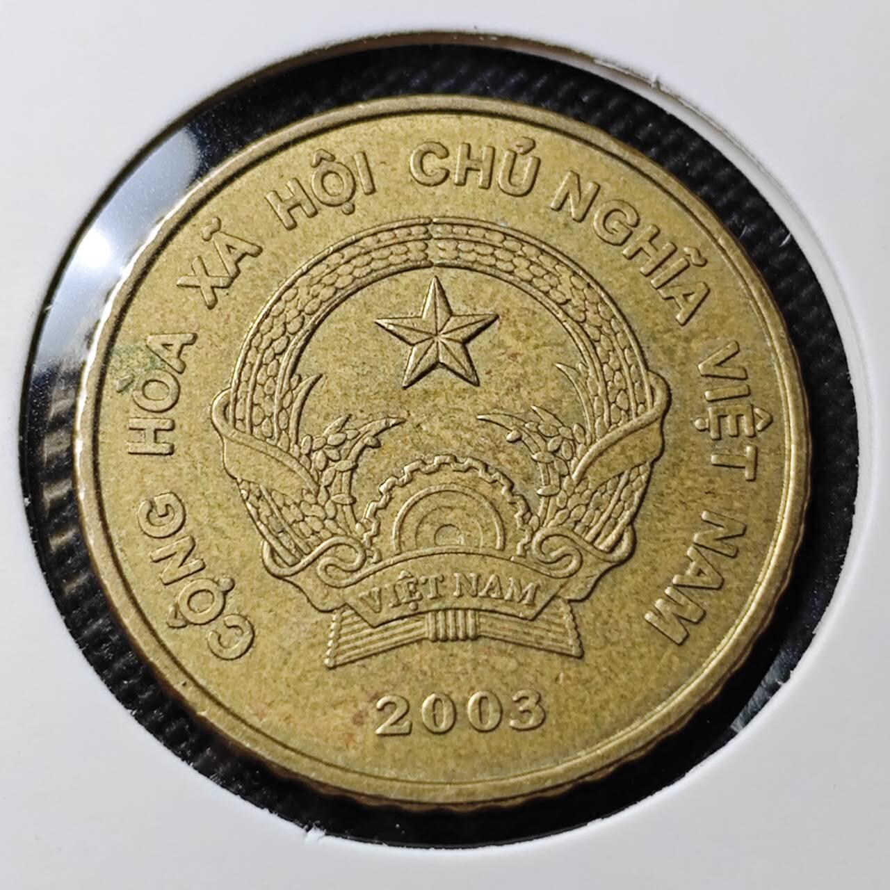 KK钱币收藏小铺 第382期  2月预留时间 周末发货  2003越南5000盾