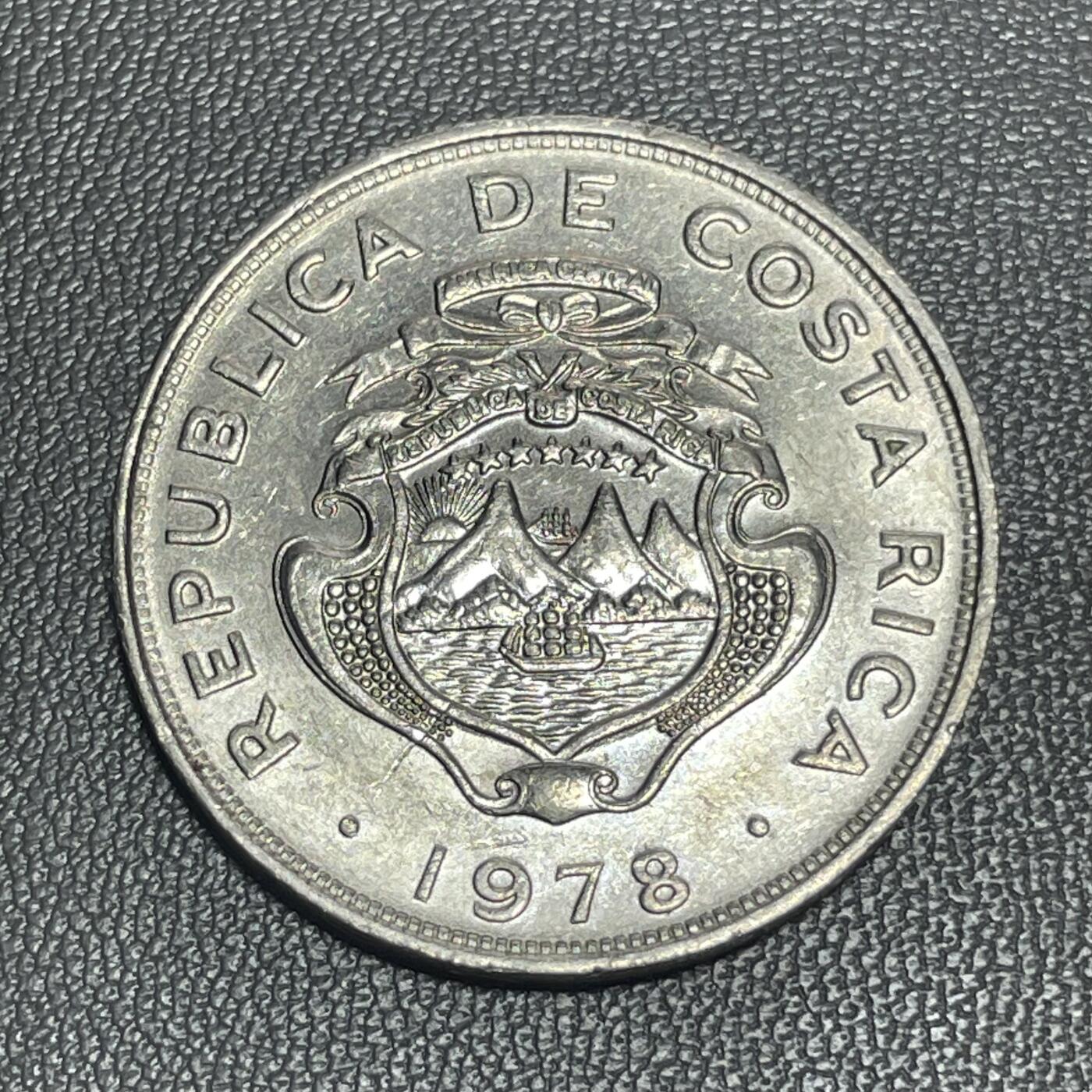 回流1222 全新哥斯达黎加1978年1科朗（Colón）