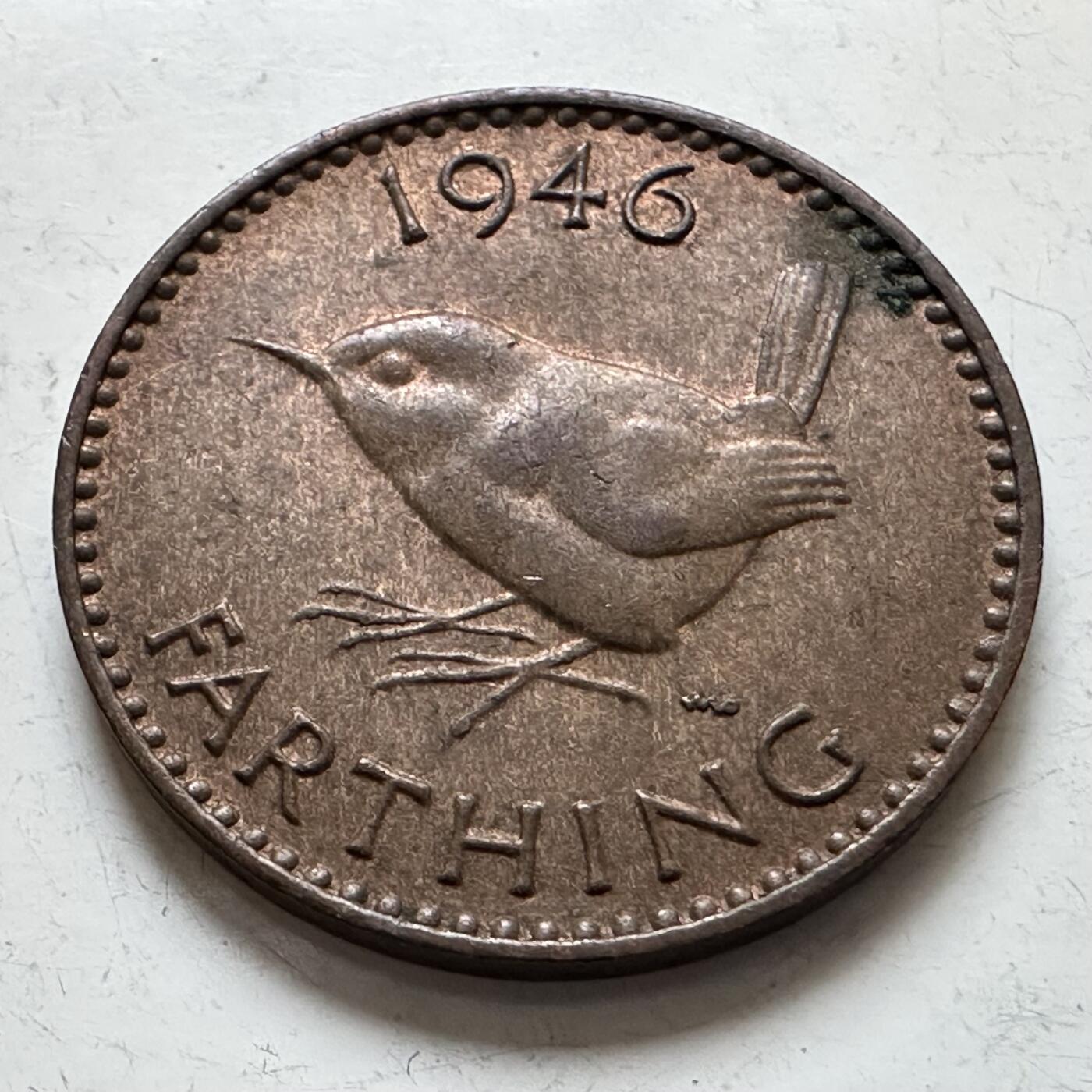 🌹外币初藏🌹🐯2025年第143场  每周二四六晚8️⃣点 接代拍 英国1946年一法新