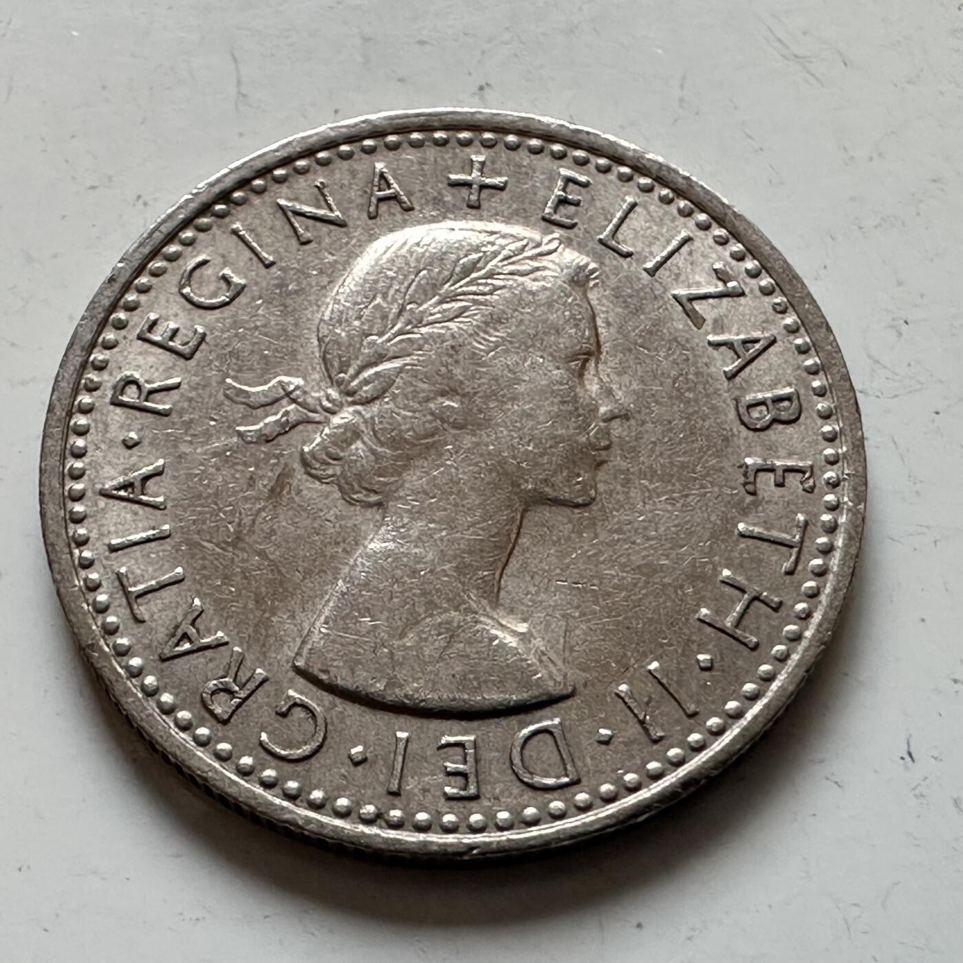 🌹外币初藏🌹🐯2025年第143场  每周二四六晚8️⃣点 接代拍 英国1966年 6便士 b