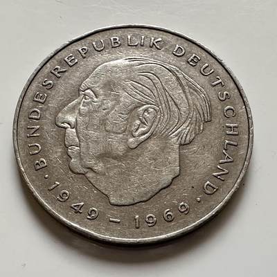 🌹外币初藏🌹🐯2025年第143场  每周二四六晚8️⃣点 接代拍 - 德国1978年J版 2马克 豪斯