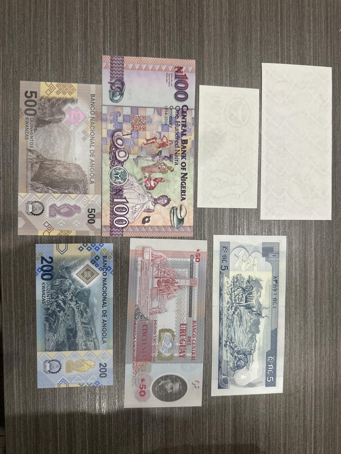 纸币 尼日利亚 安哥拉 乌拉圭