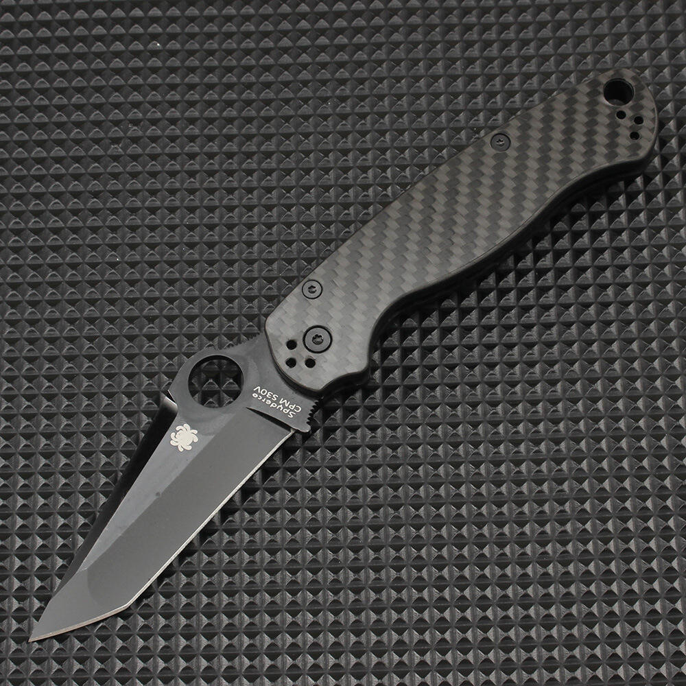 蜘蛛C81折叠刀碳纤手柄折刀