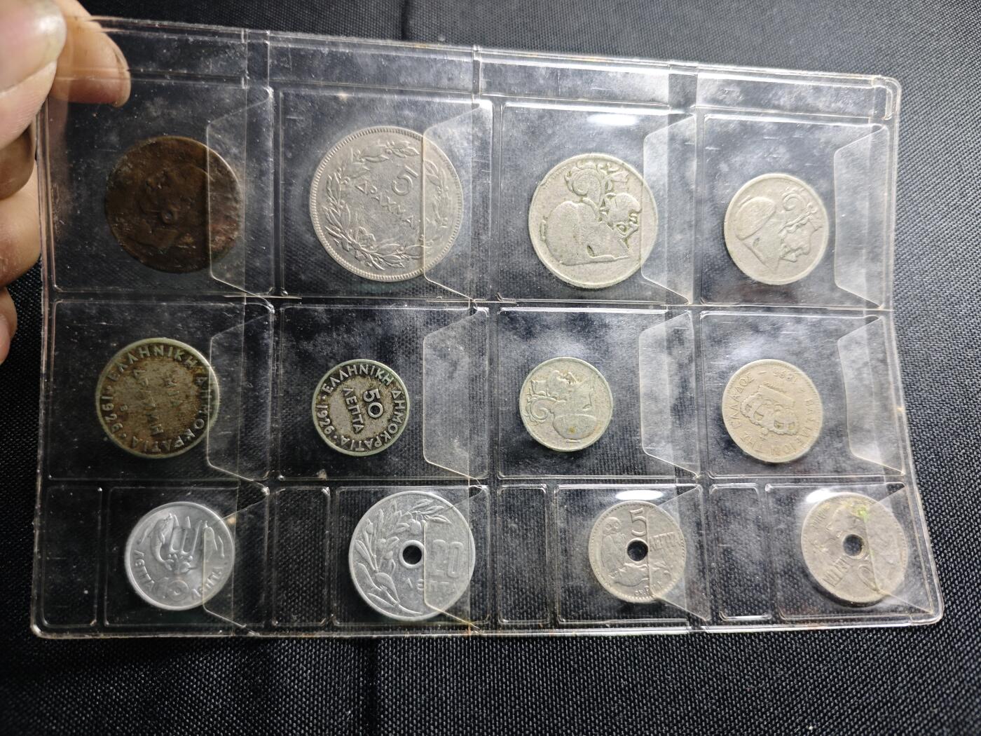 KK钱币收藏小铺 《套币 好品/批量散币专场》  2月预留时间 周末发货  希腊散币一组