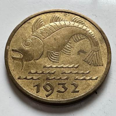 🌹外币初藏🌹🐯2025年第143场  每周二四六晚8️⃣点 接代拍 - 但泽自由市1932年10芬尼