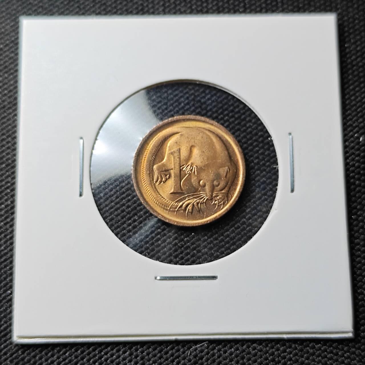 KK钱币收藏小铺 第382期  2月预留时间 周末发货 1977澳大利亚1分 好品