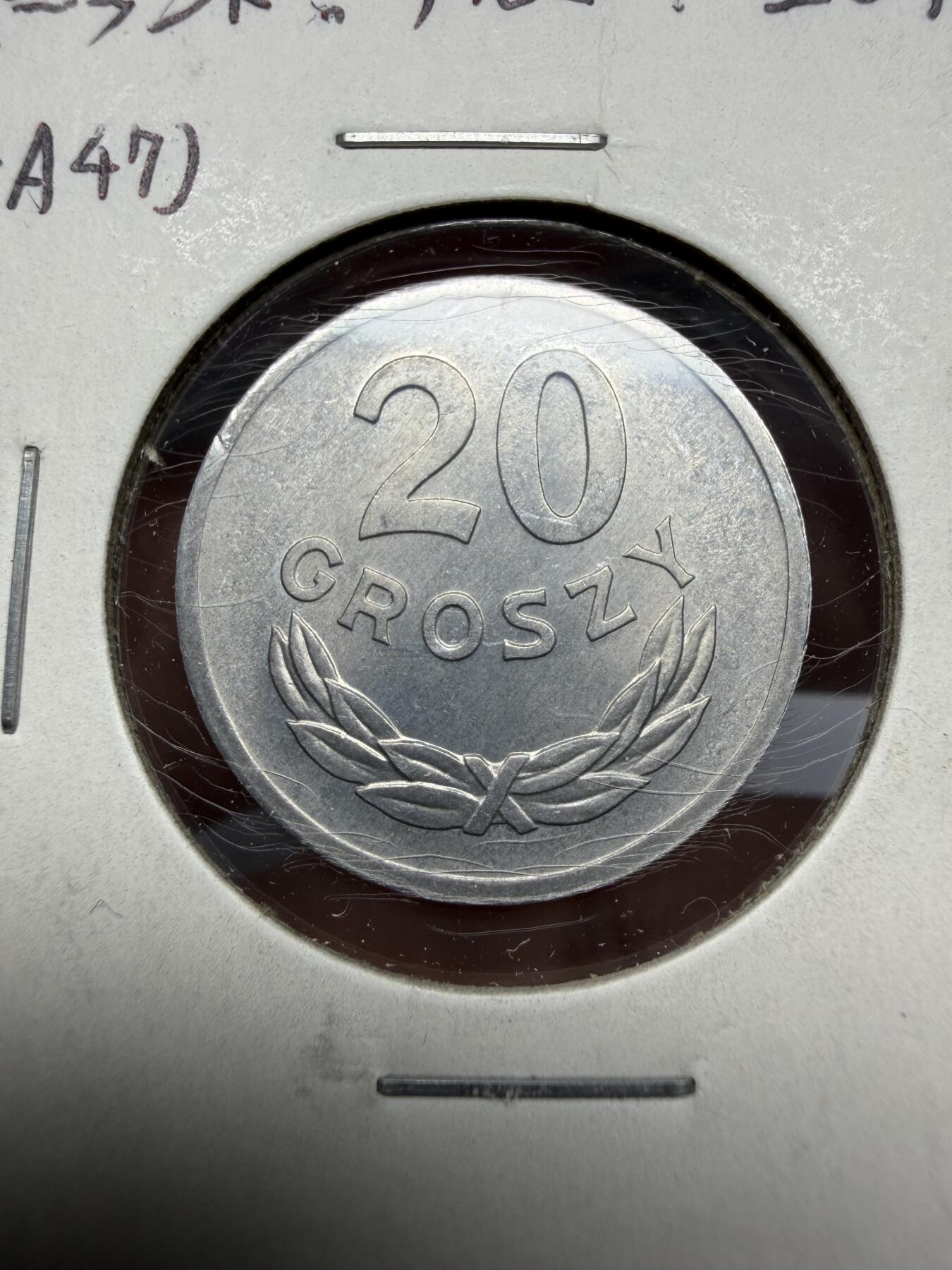 2025年集古藏今外币拍卖第十一期-第2场—（总第292拍），可以寄存60天，满160元包邮。 1971年波兰20兹罗提