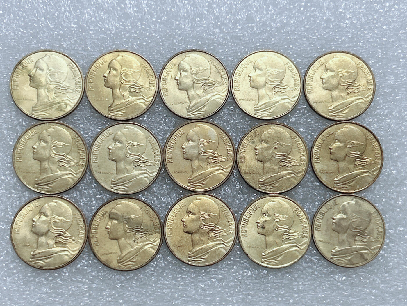 第一海外回流一元起拍收藏 散集专场  第278期 法国10分 15枚 原光品