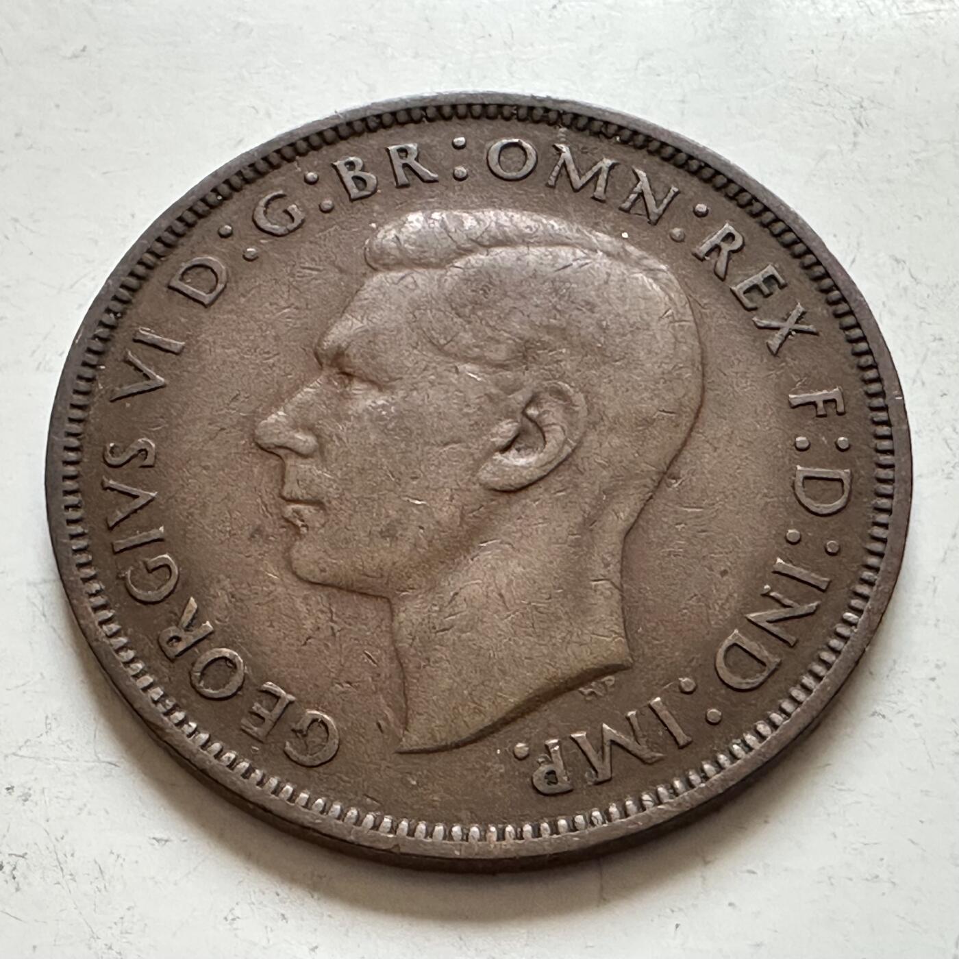 🌹外币初藏🌹🐯2025年第143场  每周二四六晚8️⃣点 接代拍 英国1939年 一便士