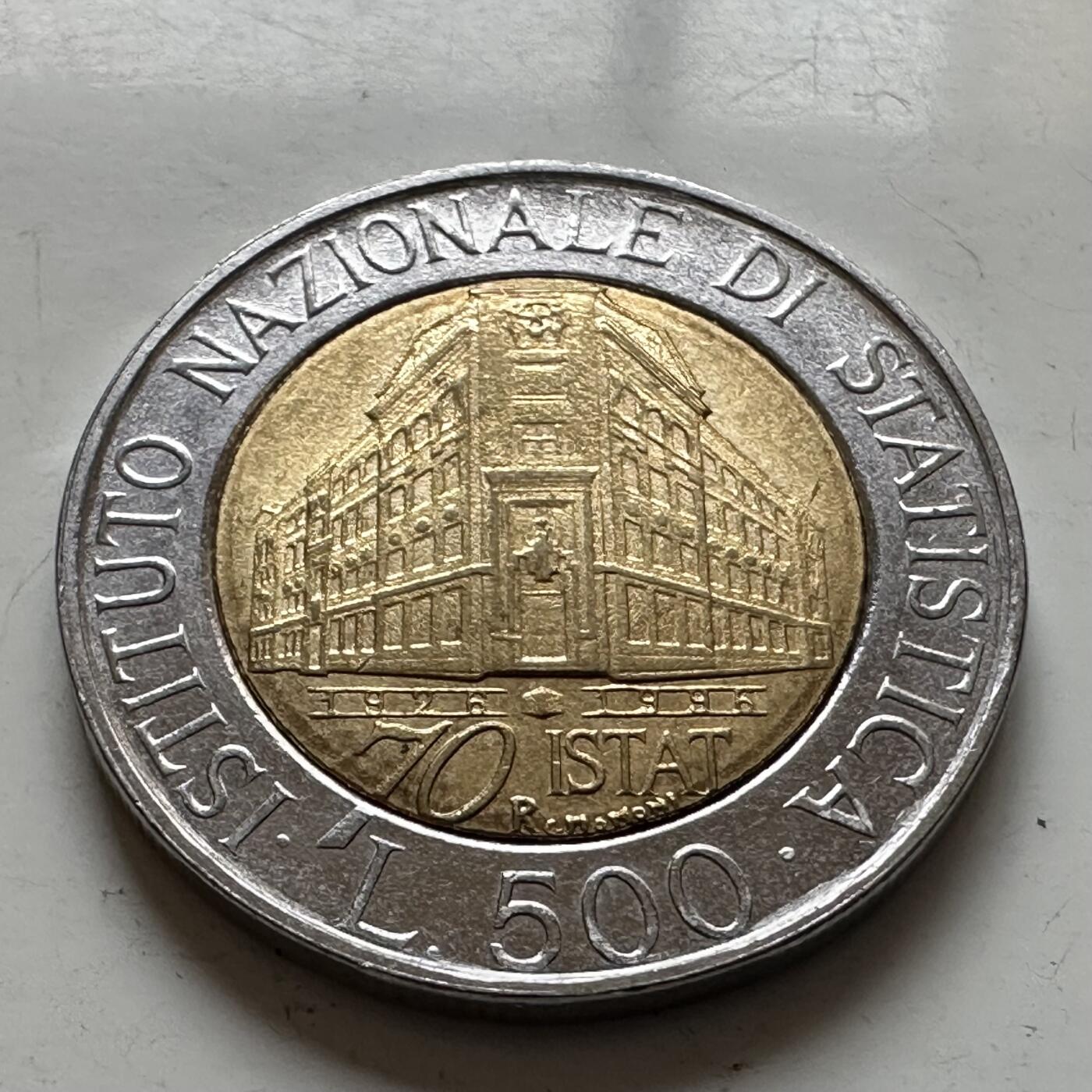 🌹外币初藏🌹🐯2025年第143场  每周二四六晚8️⃣点 接代拍 意大利1996年500里拉纪念币