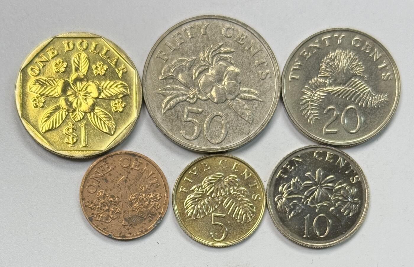 S&S Numismatic世界钱币-拍卖 第117期  新加坡1998年 清版 6枚套币 品相如图