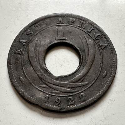 🌹外币初藏🌹🐯2025年第143场  每周二四六晚8️⃣点 接代拍 - 英属东非1922年一分