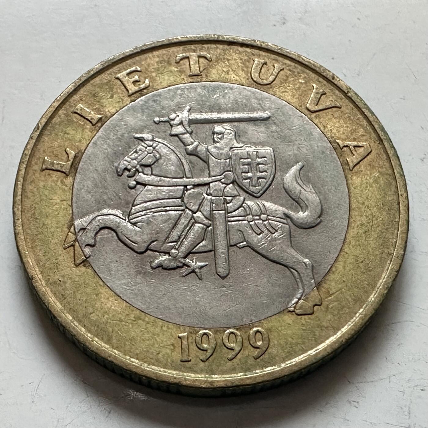 🌹外币初藏🌹🐯2025年第143场  每周二四六晚8️⃣点 接代拍 立陶宛1999年2立特