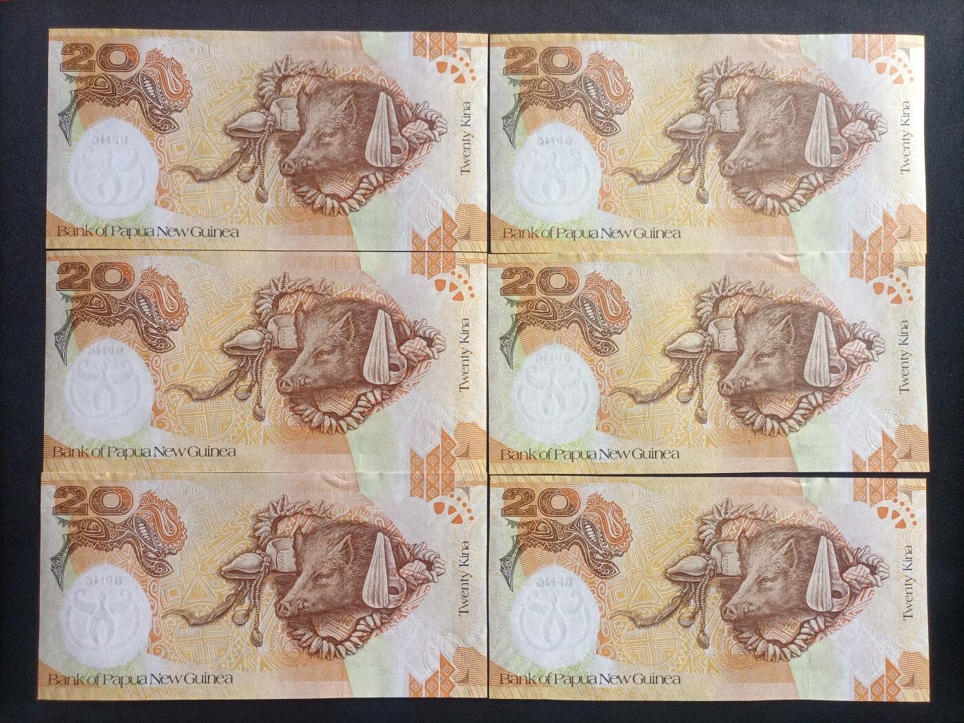 【游宝包邮场】蛇年第100期 五福临门+六六大顺 巴布亚新几内亚🇵🇬 UNC/UNC-