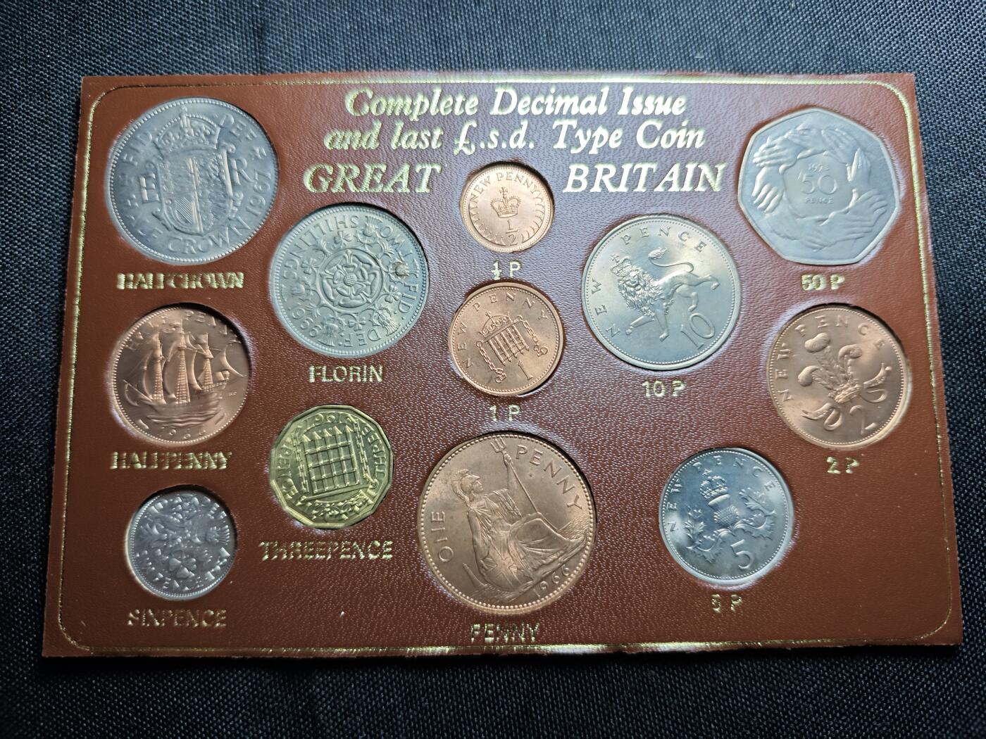 KK钱币收藏小铺 《套币 好品/批量散币专场》  2月预留时间 周末发货  英国大小面值一套 好品