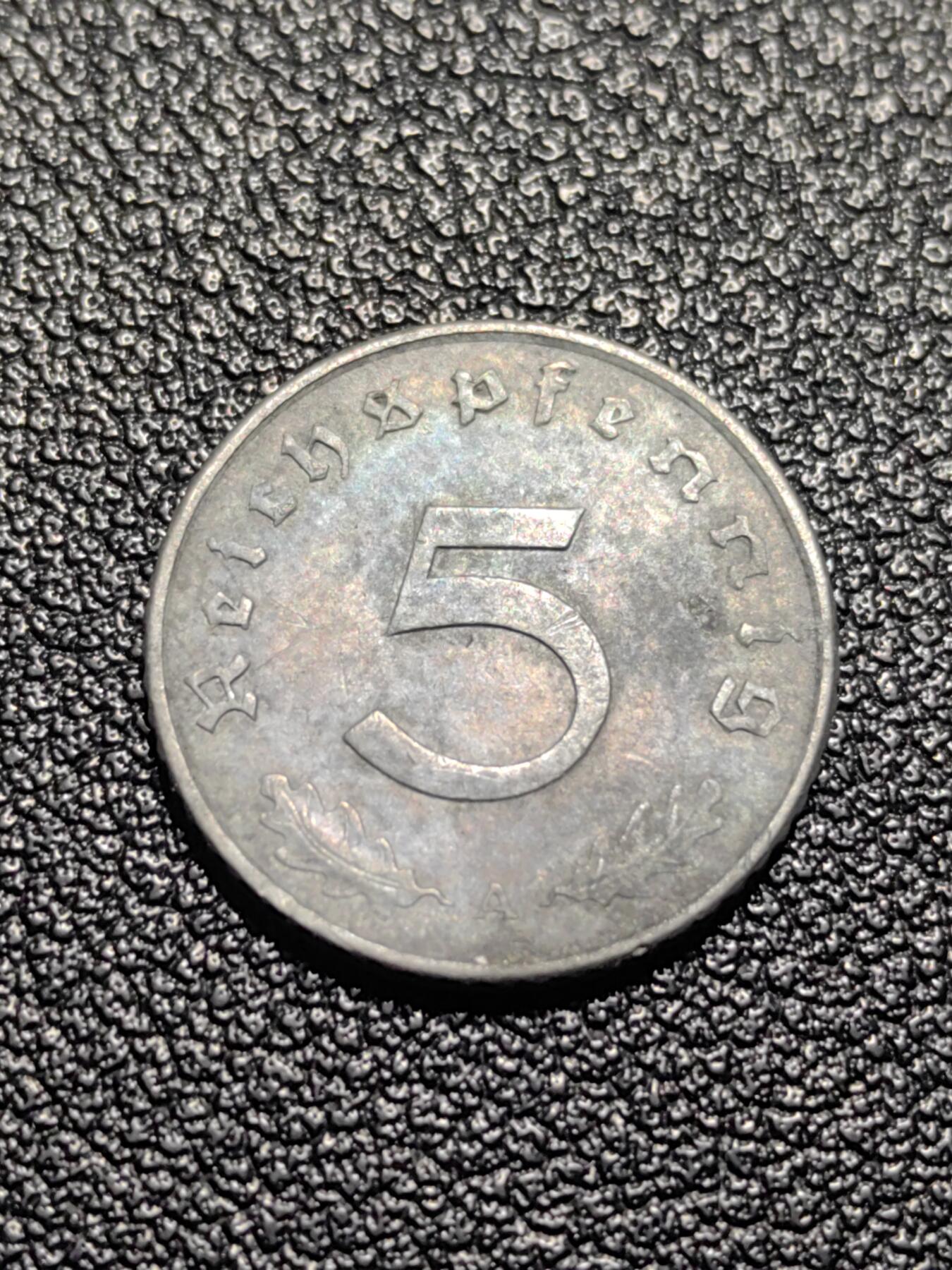 靖甫拍卖第十三场 德国5芬尼1940