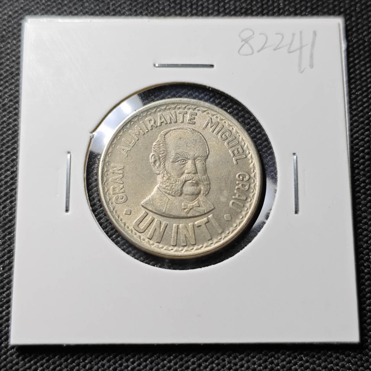 KK钱币收藏小铺 第382期  2月预留时间 周末发货 1987秘鲁1印帝 