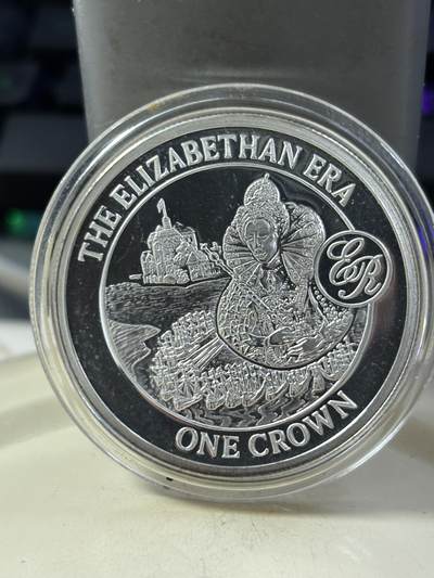 第185期拍卖 - 直布罗陀2008年伊丽莎白二世纪念银币，28.28克，925银，银价390