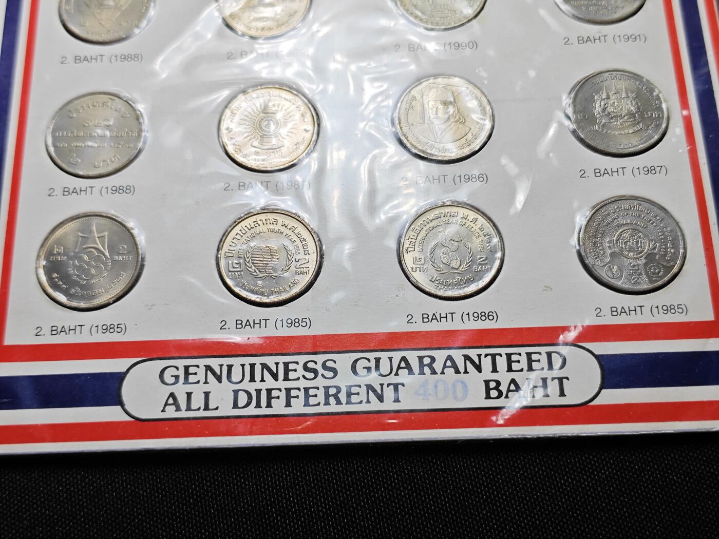 KK钱币收藏小铺 《套币 好品/批量散币专场》  2月预留时间 周末发货  泰国纪念币套币 含纪念币19枚