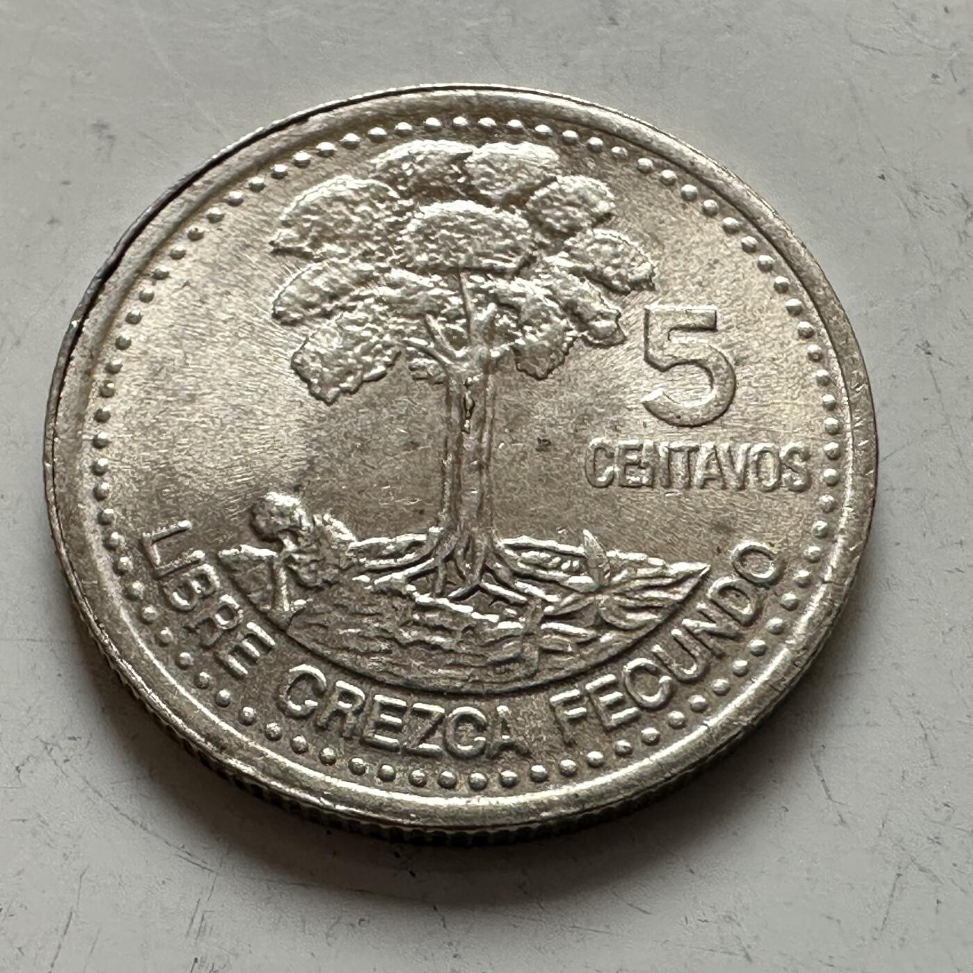 🌹外币初藏🌹🐯2025年第143场  每周二四六晚8️⃣点 接代拍 危地马拉2000年五分