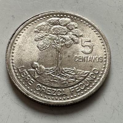 🌹外币初藏🌹🐯2025年第143场  每周二四六晚8️⃣点 接代拍 - 危地马拉2000年五分