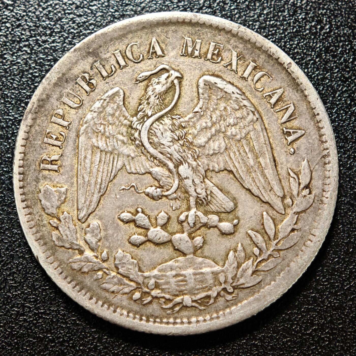 【德藏】世界币章拍卖第158期（拍品征集中~欢迎藏友联系） 1903年 墨西哥鹰洋比索银币 原味包浆 直径约：39.4mm；重约：26.9g