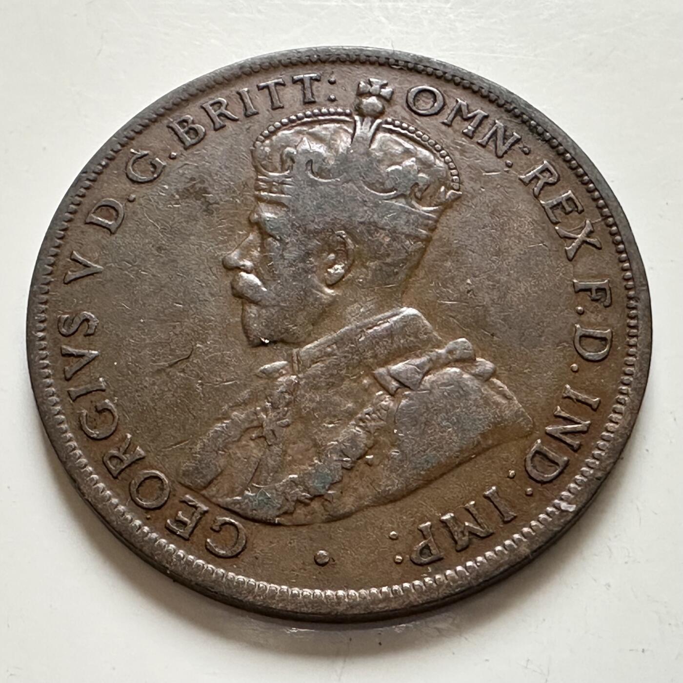 🌹外币初藏🌹🐯2025年第143场  每周二四六晚8️⃣点 接代拍 澳大利亚1924年一便士