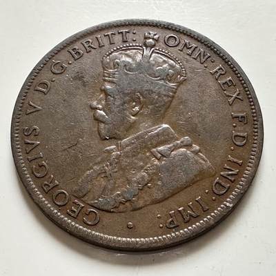 🌹外币初藏🌹🐯2025年第143场  每周二四六晚8️⃣点 接代拍 - 澳大利亚1924年一便士