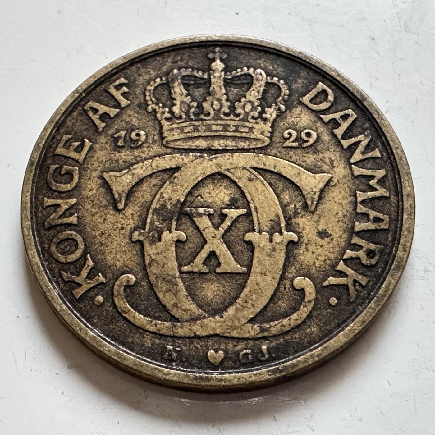 🌹外币初藏🌹🐯2025年第143场  每周二四六晚8️⃣点 接代拍 丹麦1929年一克朗