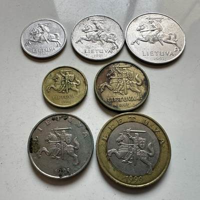 🌹外币初藏🌹🐯2025年第143场  每周二四六晚8️⃣点 接代拍 - 立陶宛 七枚套