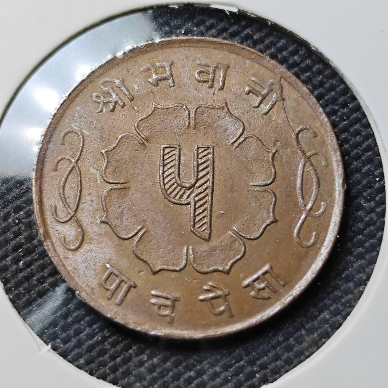 KK钱币收藏小铺 第382期  2月预留时间 周末发货 尼泊尔 铜币