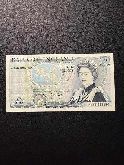 第14期 库存低价起拍 - 英国D序5 全新unc-