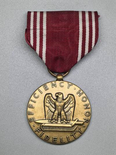 小驴勋章奖章收藏12月20日周六晚六点拍卖（珍爱和平，收藏战争，铭记历史，勿忘国耻，忠党爱国。有偿代拍，送拍规则在简介最后，参拍须阅读规则后再参拍，关系到运费包装发货时效真假辨别等关键信息，拍卖时不再发原图，看大图店主微信码在拍卖店铺介绍里） - 美国陆军良好行为奖章GRACO-GI