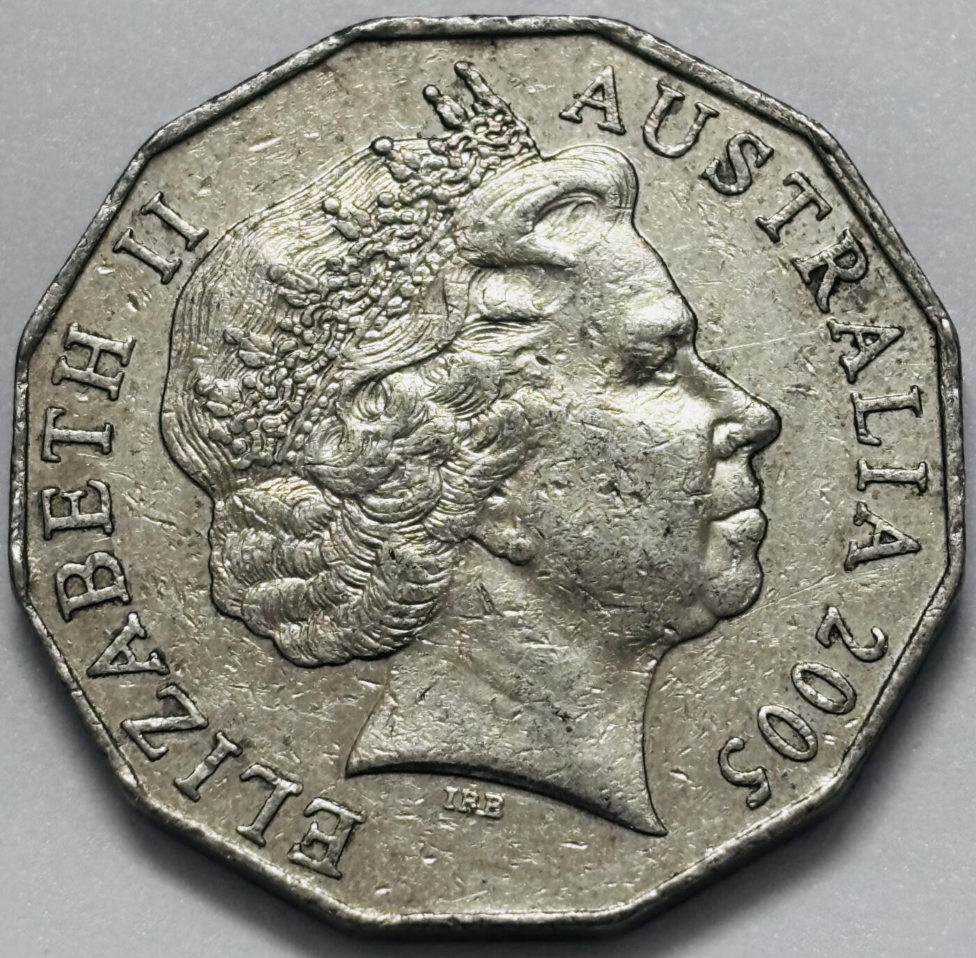 文馨钱币收藏第 286 场，圣诞节专场【 长期接收代拍品低至 0 佣金】 2005年澳大利亚50分纪念币 墨尔本英联邦运动会