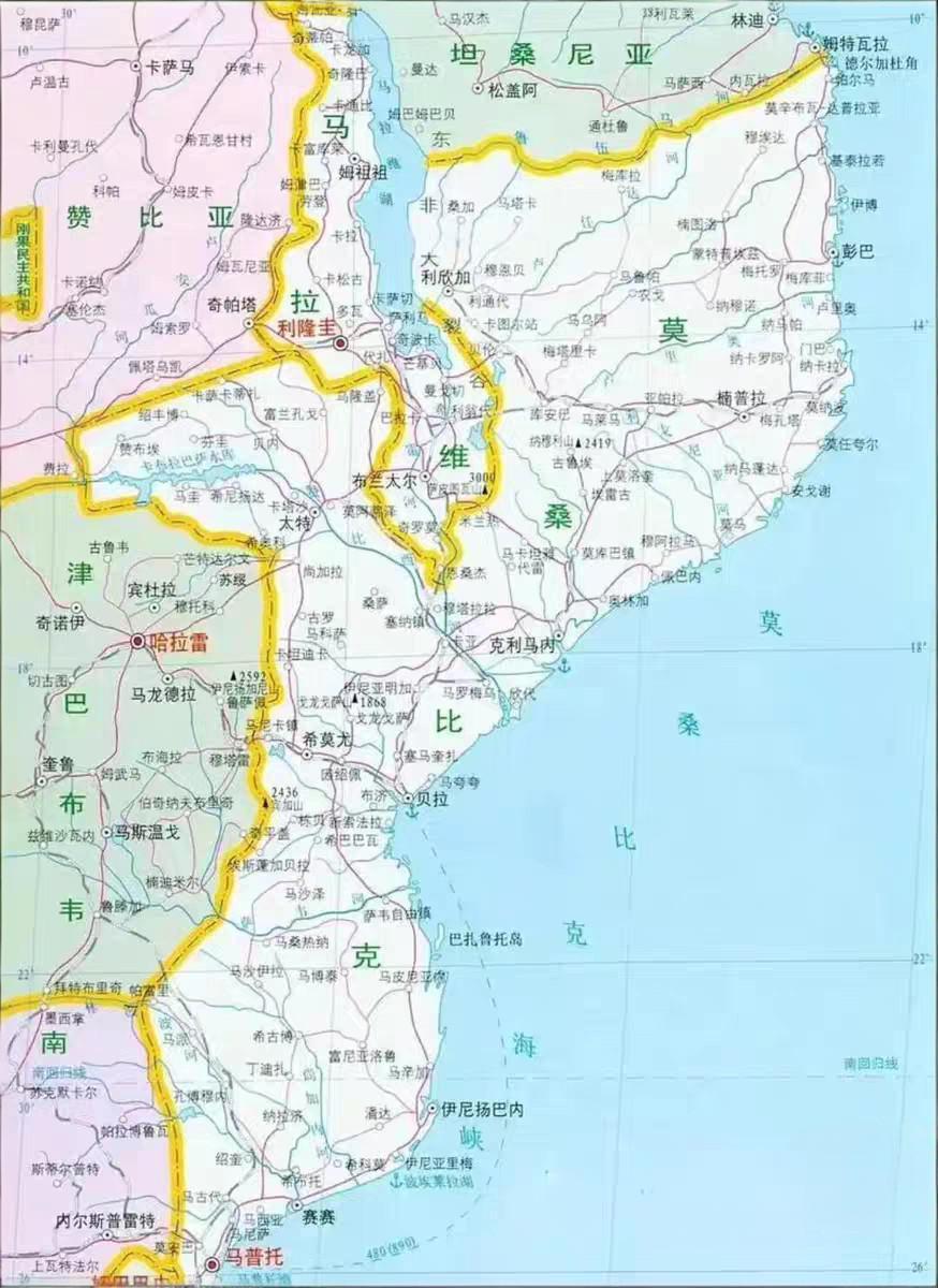 前葡属莫桑比克公司发行的精美雕刻版四联邮税票